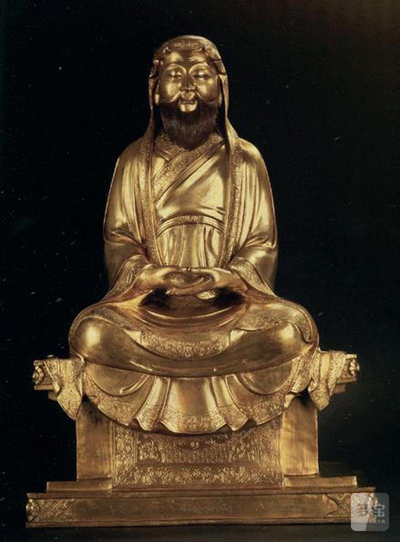清康熙（1661-1722年） 阿氏多尊者像 - 图4